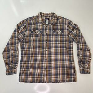 Patagonia Shirt Men's Size M Organic Cotton Midweight Fjord Flannel Long Sleeve